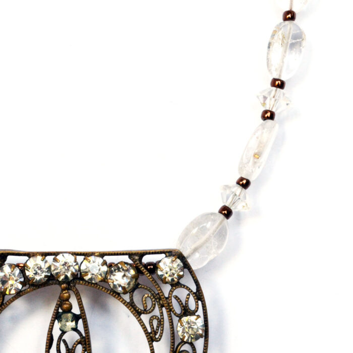 reworked vintage bridal necklace